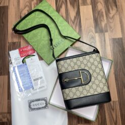 Alternative view of GUCCI 73 MINI BUCKET BAG with og box 312(BR)