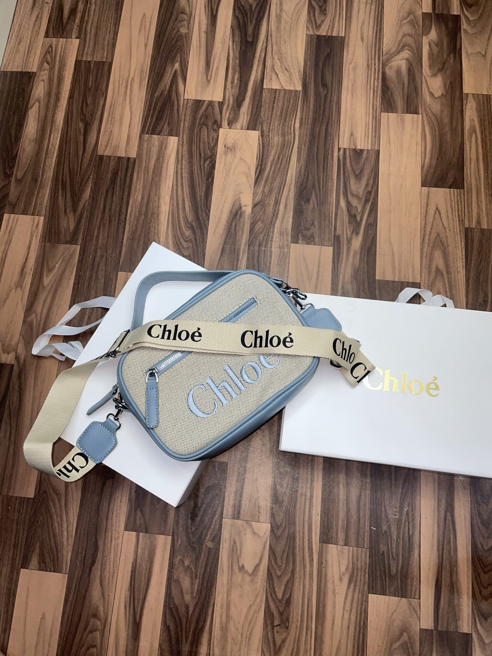 CHLO Chloe Woody Belt Bag with folding box 267(BR) - Image 2