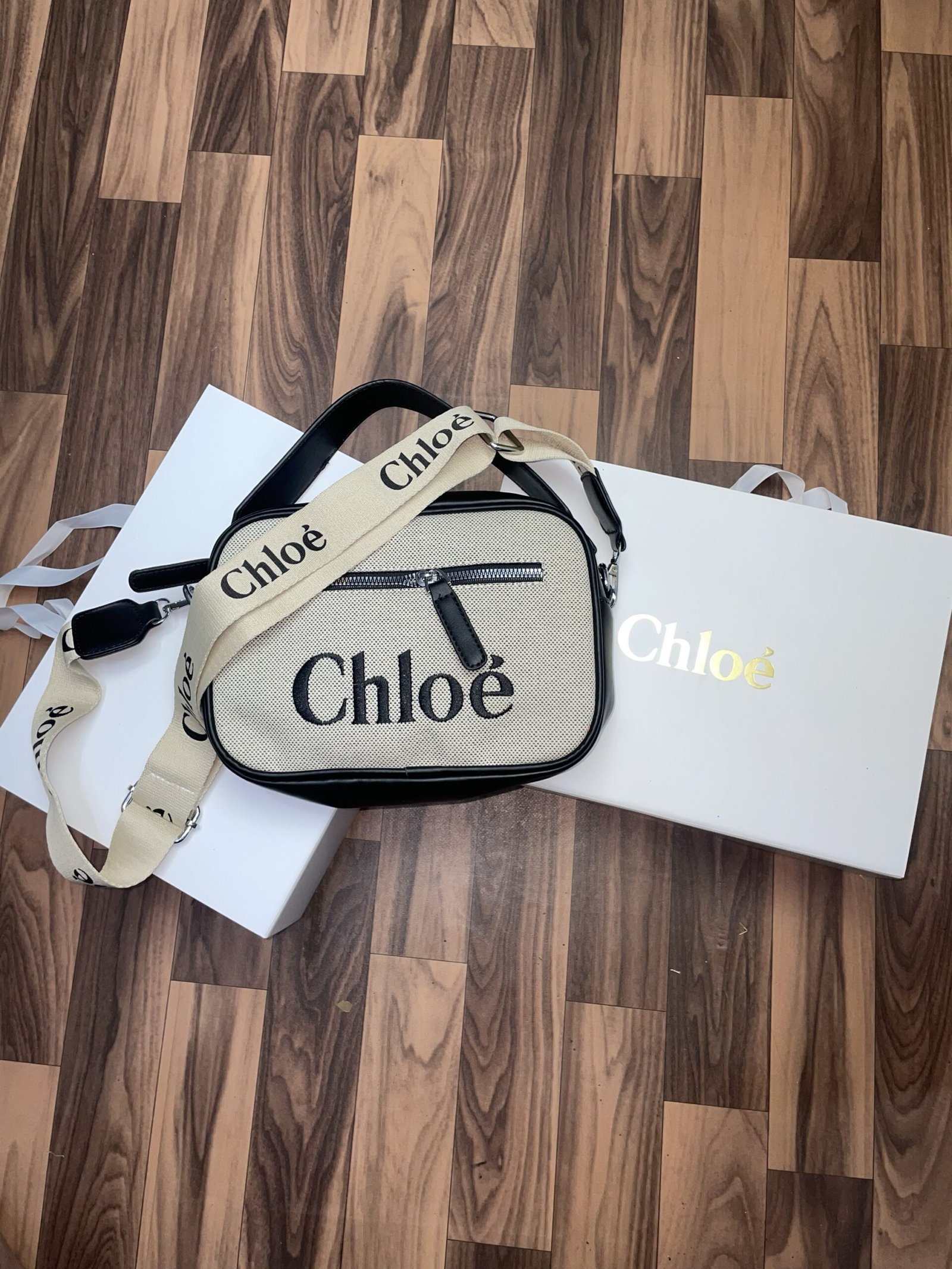 CHLO Chloe Woody Belt Bag with folding box 265(BR) - Image 2