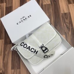 Alternative view of Coach league messenger bag in signature With folding box 260(BR)