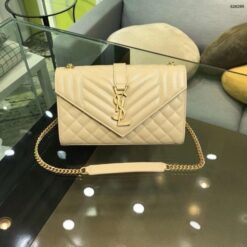 Alternative view of YSL Saint Laurent Womens Brown Envelope small Shoulder Bag with box 224(BR)