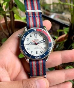 Omega Seamaster Nato Strap With White Dial